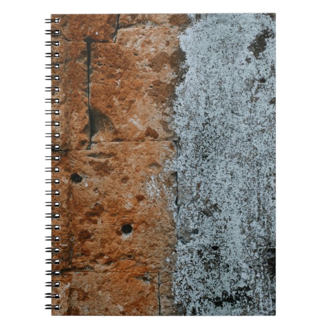 Brown bricked wall notebook (Front)