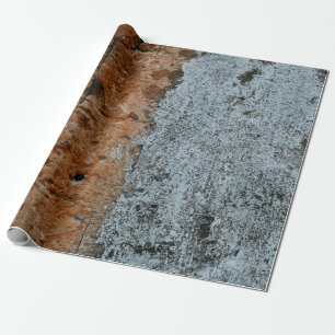 Brown bricked wall wrapping paper
