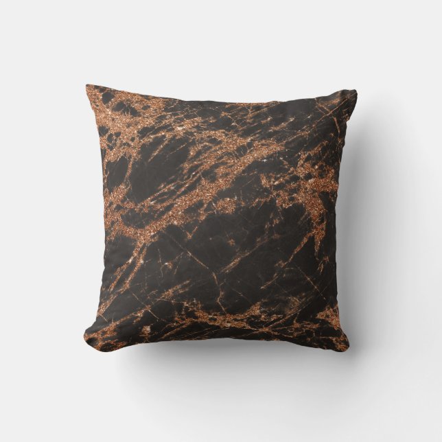 Brown/Bronze Marble Pillow (Front)