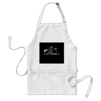 Brown Brook Trout Fly Fishing Gift Fisherman Standard Apron