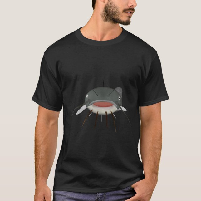 Brown Bullhead - Fish Head T-Shirt (Front)