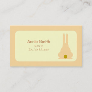 Brown Bunny Calling Card