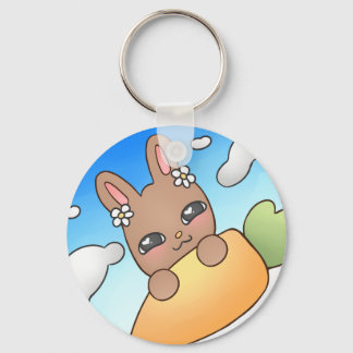 Brown Bunny Keychain