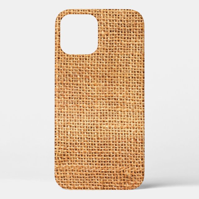 Brown burlap cloth background or sack cloth Case-Mate iPhone case (Back)
