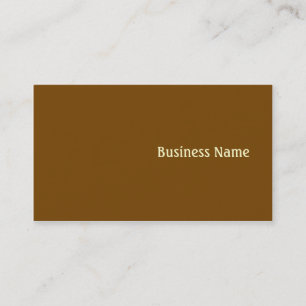 Brown Business Card