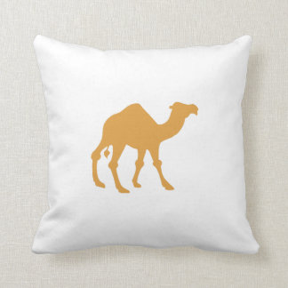 Brown Camel Throw Pillow