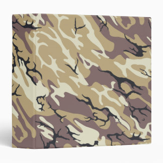 Brown Camo Binder