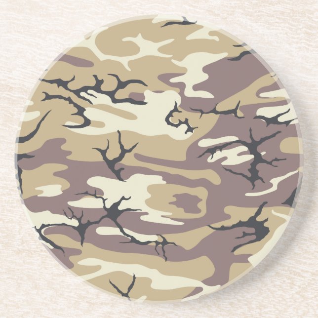 Brown Camo Coaster (Front)