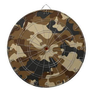Brown Camo Dartboard