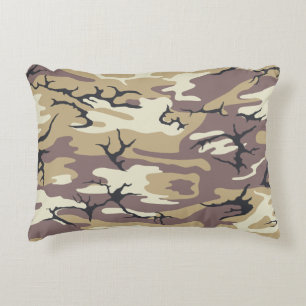 Brown Camo Decorative Pillow