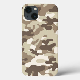 Brown Camo Design iPhone 13 Case