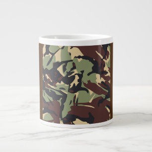 Brown Camou Large Coffee Mug