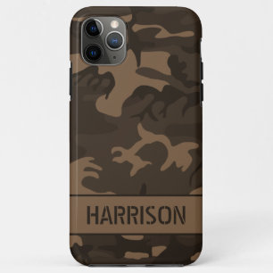Brown Camouflage iPhone 11 Pro Max Case