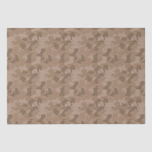 Brown Camouflage Tissue Paper