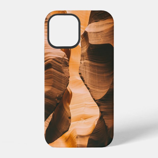 Brown cave under clear sky iPhone case (Back)