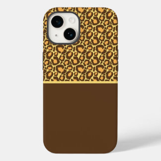 Brown Cheetah Print Phone Case