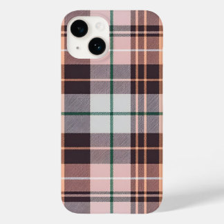 Brown chequered Case-Mate iPhone 14 case