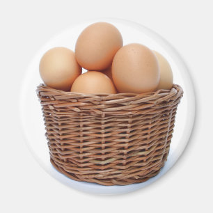 Brown Chicken Eggs Magnet