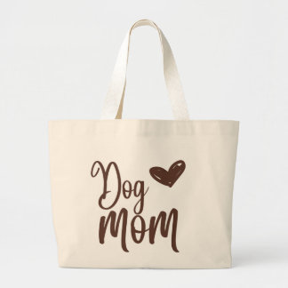 Brown chien maman grand Sac fourre-tout