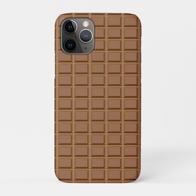 Brown chocolate slab patterned Case-Mate iPhone case (Back)