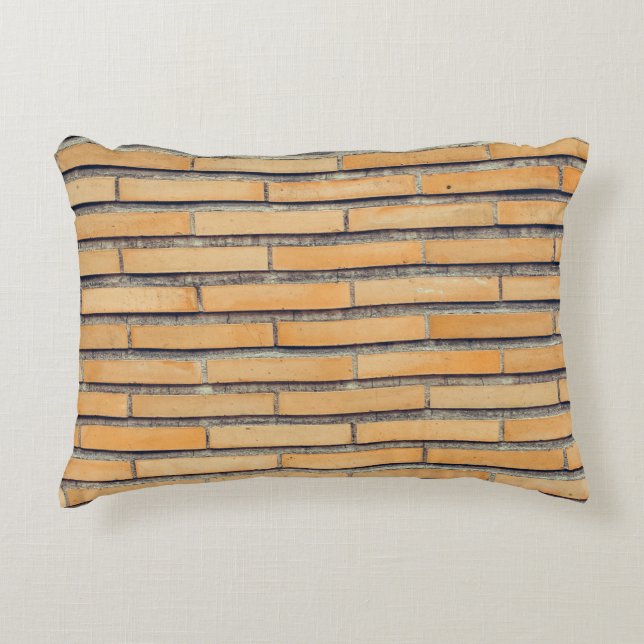 Brown cladding wall accent pillow (Front)