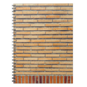 Brown cladding wall notebook