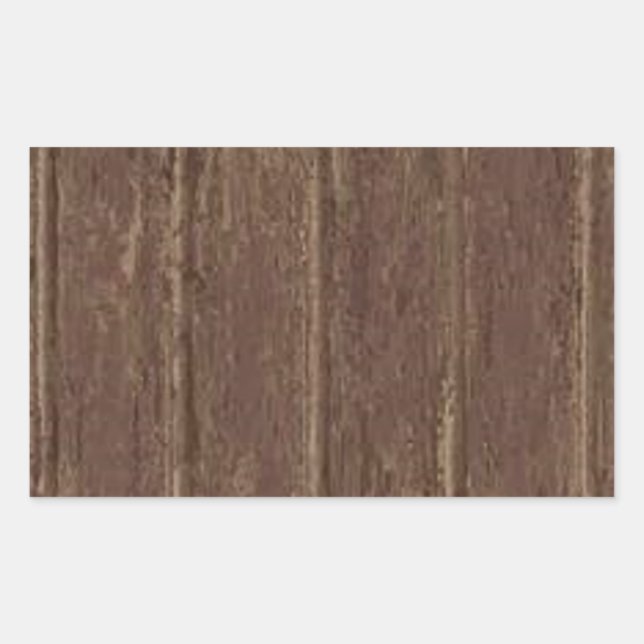 Brown Clapboard Sticker (Front)