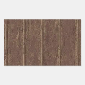 Brown Clapboard Sticker