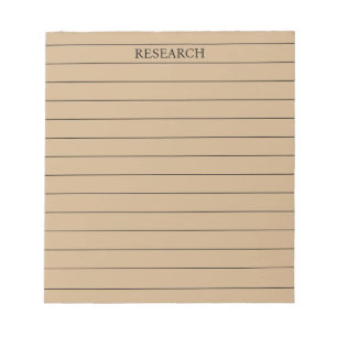 Brown Classic & Stylish Stationery Notepad