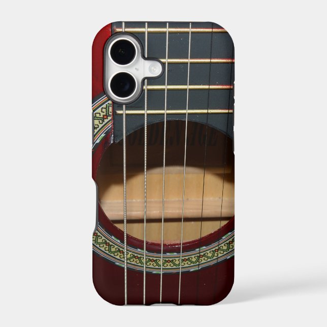 Brown Classical Guitar, (Back)