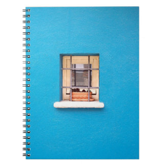 BROWN CLAY POT ON WINDOW NOTEBOOK