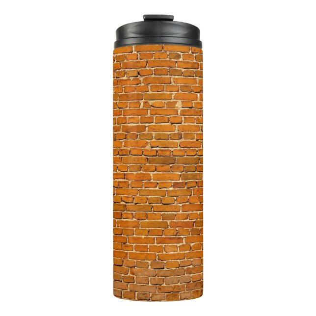 Brown clay wall cladding thermal tumbler (Front)