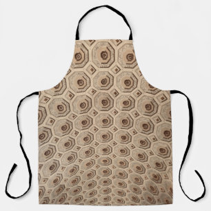 Brown cloth apron