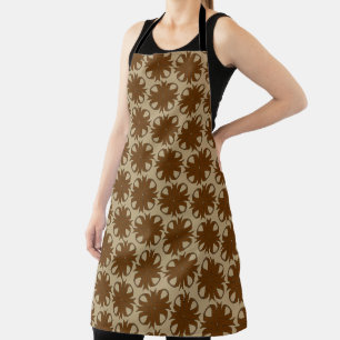 Brown Clover Ribbon by Kenneth Yoncich Apron