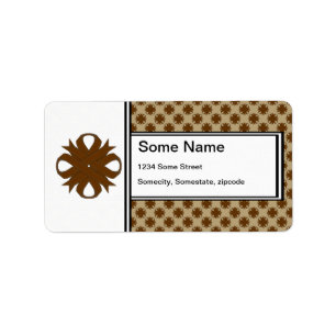 Brown Clover Ribbon by Kenneth Yoncich Label