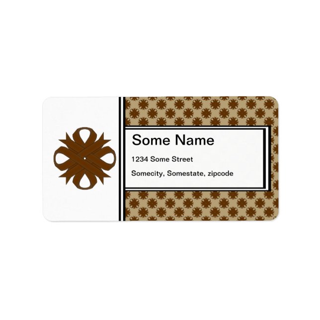 Brown Clover Ribbon by Kenneth Yoncich Label (Front)