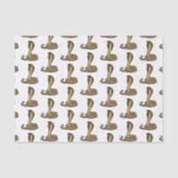 Brown cobra snake illustration