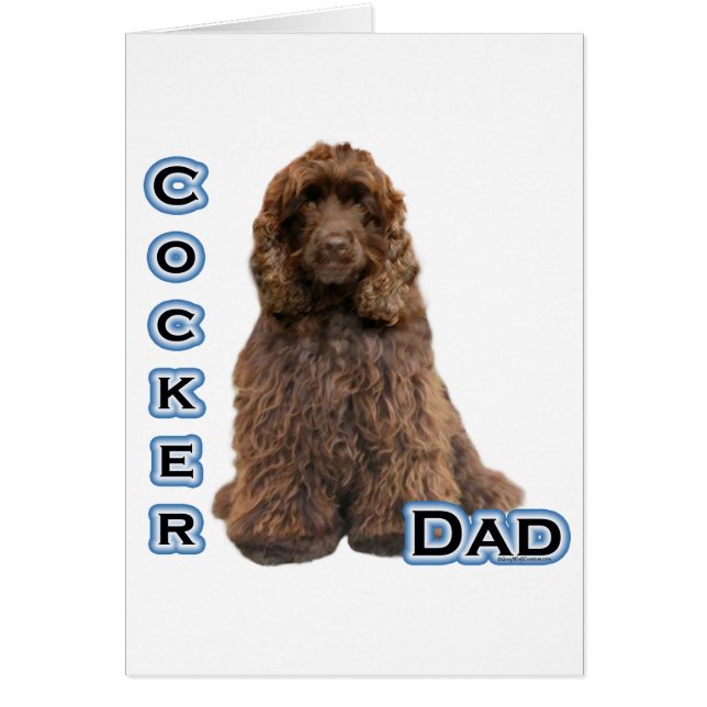 Brown Cocker Spaniel Dad 4 (Front)