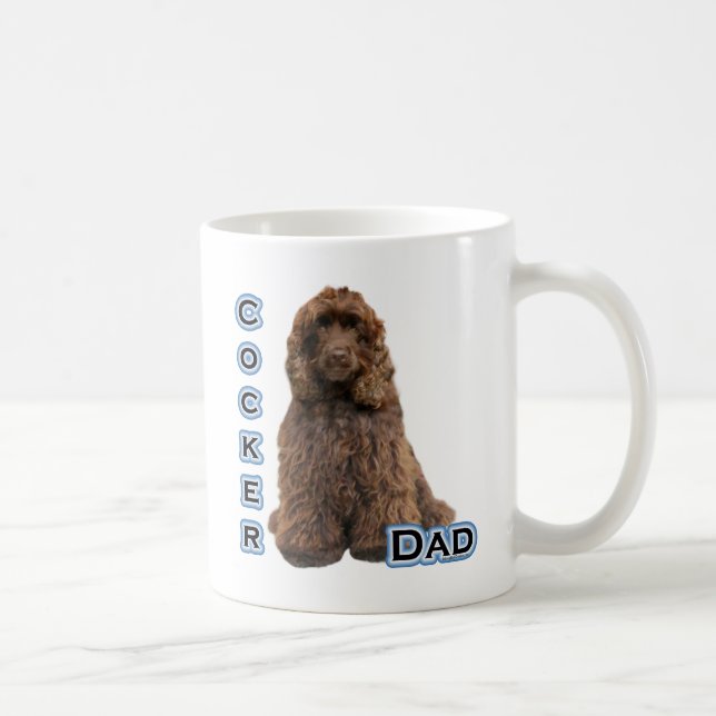 Brown Cocker Spaniel Dad 4 Coffee Mug (Right)
