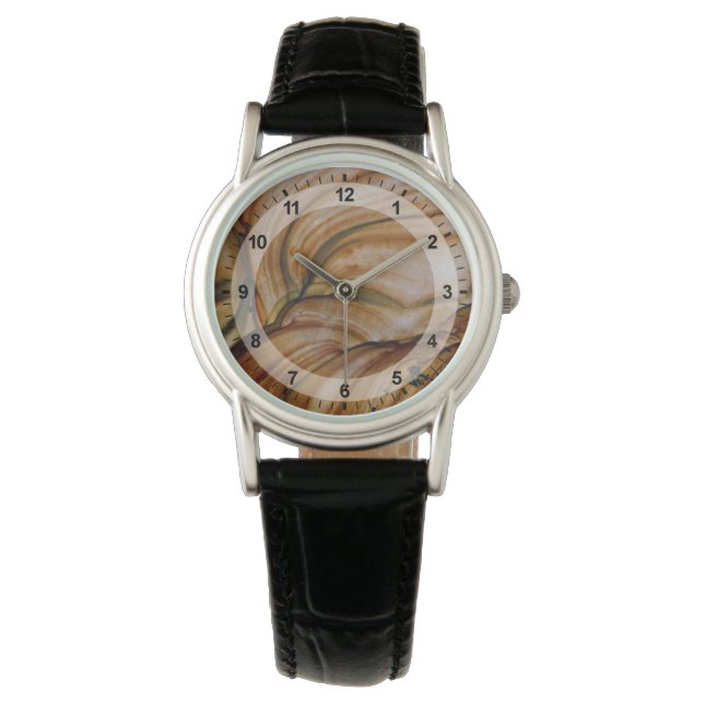 Brown coloured Deschutes Jasper Watch (Front)