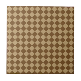 Brown Combination Diamond Pattern by STaylor Tile