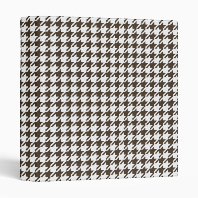 Brown Combination Houndstooth by Shirley Taylor Binder (Front/Spine)