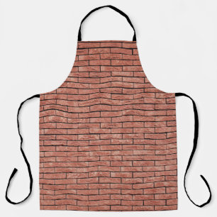 Brown concrete brick apron