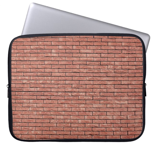 Brown concrete brick laptop sleeve (Front)