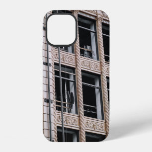 BROWN CONCRETE BUILDING WITH GLASS WINDOWS iPhone 12 CASE