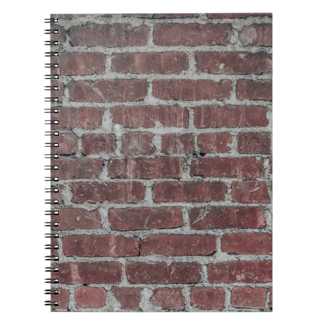 Brown concrete wall notebook (Front)