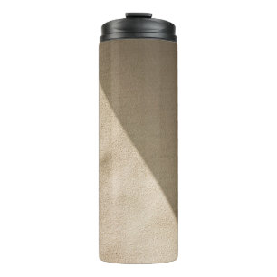 Brown concrete wall thermal tumbler
