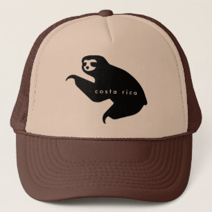 Brown Costa Rica Sloth Souvenir Casquette