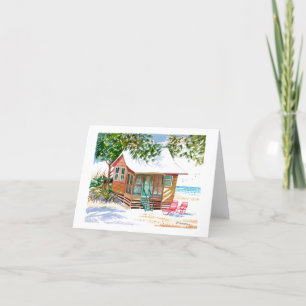 Brown Cottage Ft. Myers Beach  Thank You Card