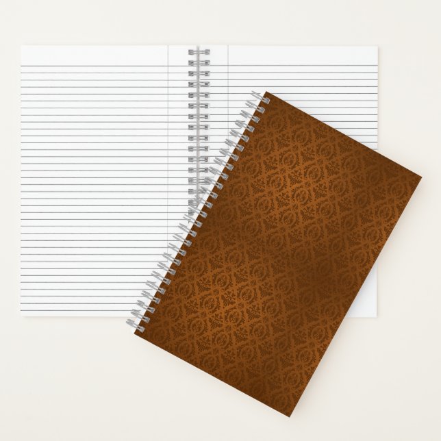 Brown Cover College Ruled Notebook (Inside)